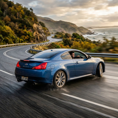 Action Shot: Infiniti G35,G37 Driving Fast