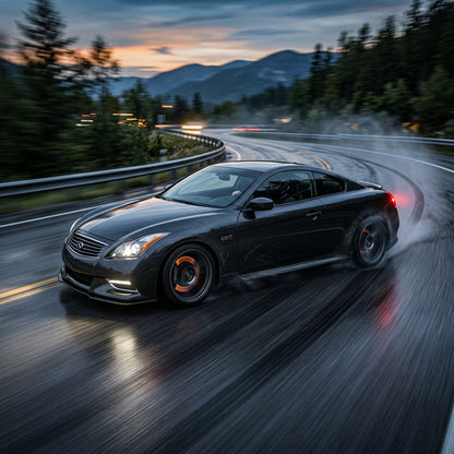 Action Shot: Infiniti G37 Driving Fast