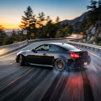 Action Shot: Infiniti G37 Driving Fast