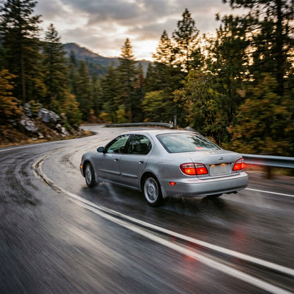 Action Shot: Infiniti I30 Driving Fast