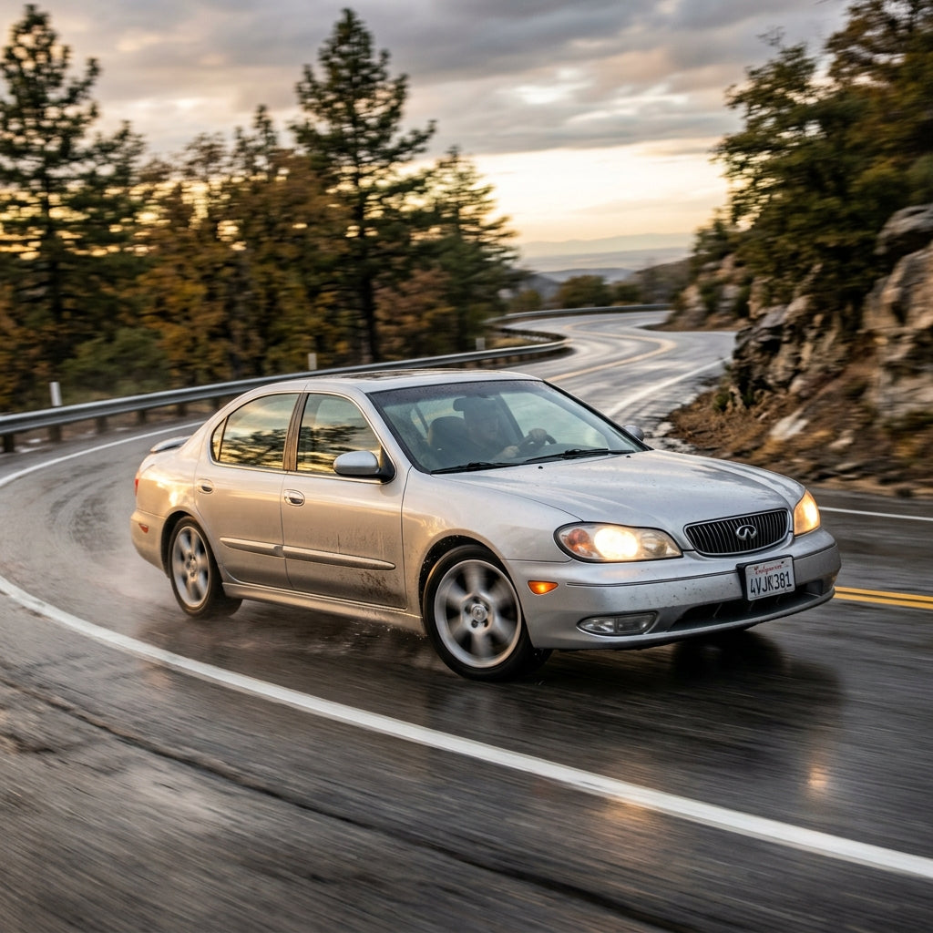 Action Shot: Infiniti I35 Driving Fast