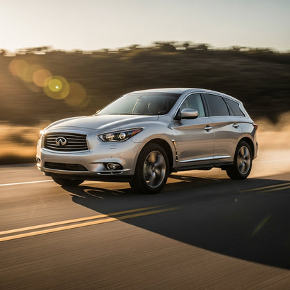 Action Shot: Infiniti JX35 Driving Fast