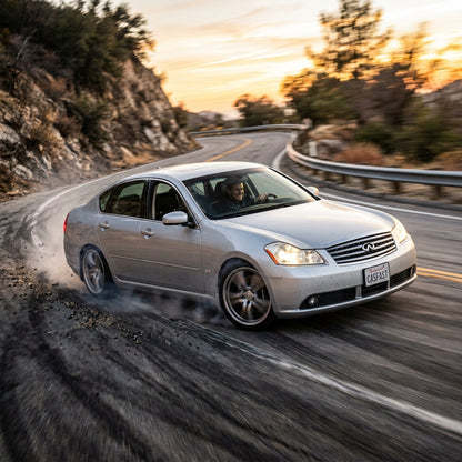 Action Shot: Infiniti M35 Driving Fast
