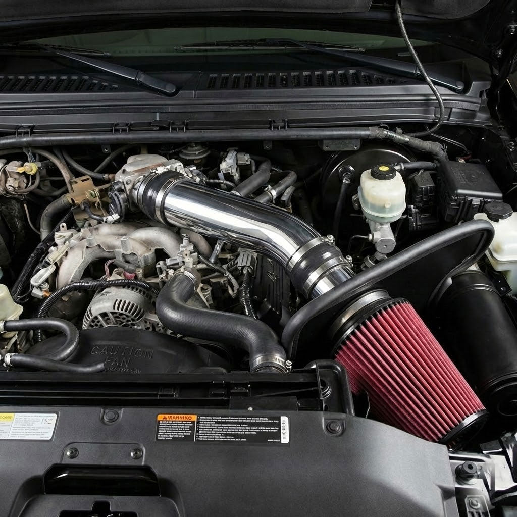 Admission d'air froid pour moteur Ford F250 F350 F550 (1999-2004) 6.8L V10 SOHC