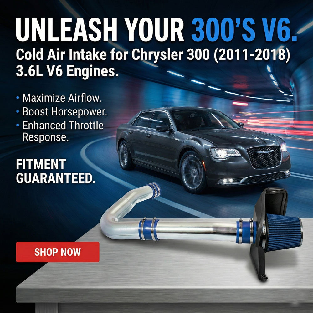 Cold Air Intake for Dodge Challenger Charger / Chrysler 300 (2011-2023) 3.6L - Blue