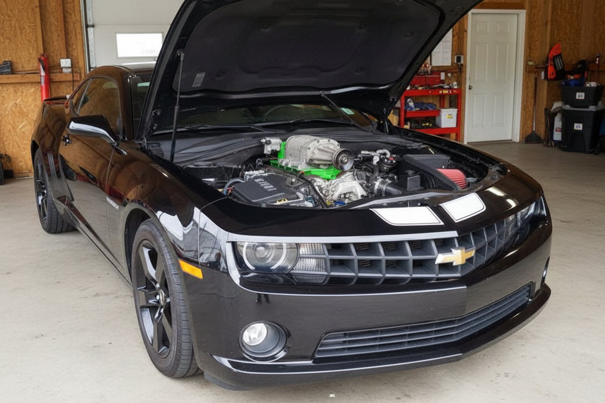 Cold Air Intake Kit for Chevrolet Camaro LS / LT (2012-2015) with 3.6L V6 Engine Red and Black