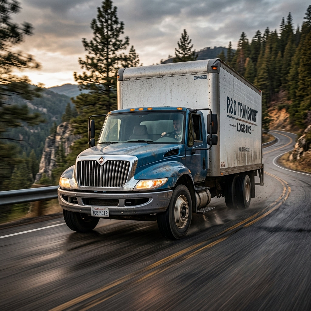 Action Shot: International 3200,4200,4300 Driving Fast