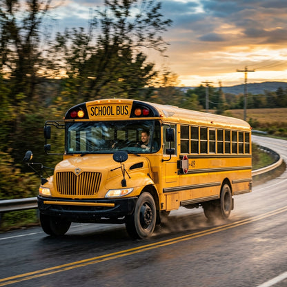 Action Shot: International 3300 Driving Fast