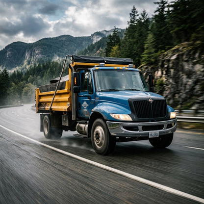 Action Shot: International 4300,4400 Driving Fast