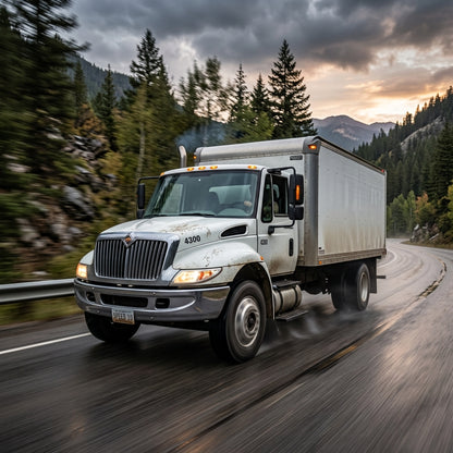Action Shot: International 4300,4400,7300,7400 Driving Fast
