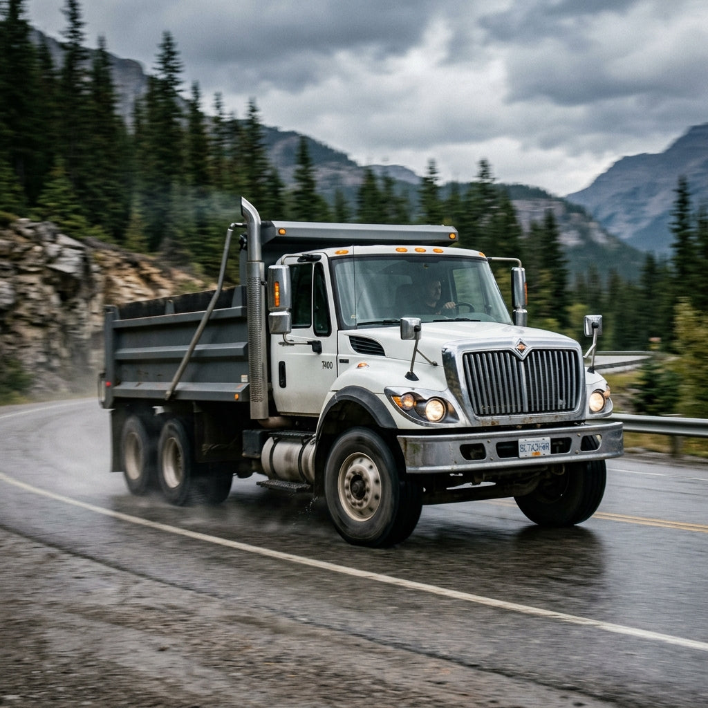 Action Shot: International 4300,4400,7300,7400 Driving Fast