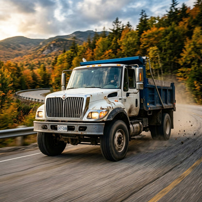 Action Shot: International 7300 Driving Fast