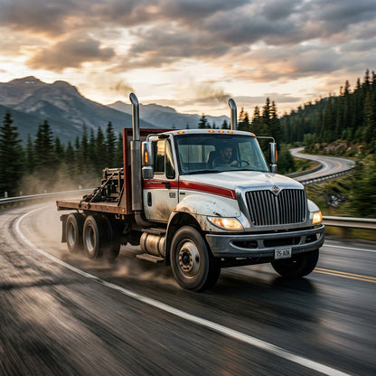 Action Shot: International 8500 Driving Fast