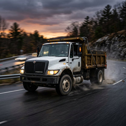 Action Shot: International 8500 Driving Fast