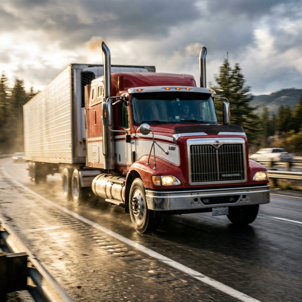 Action Shot: International 8600,9100,9200,9400,9900 Driving Fast