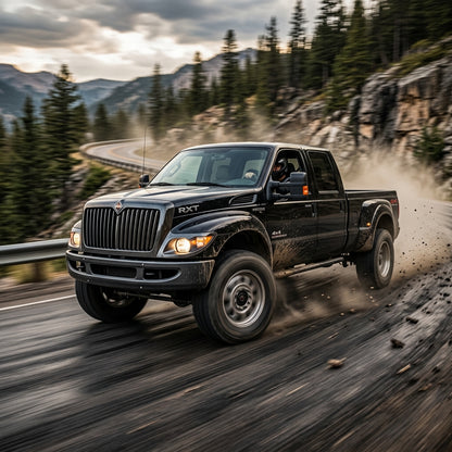 Action Shot: International RXT Driving Fast