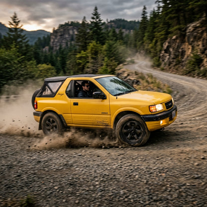 Action Shot: Isuzu Amigo,Rodeo Driving Fast