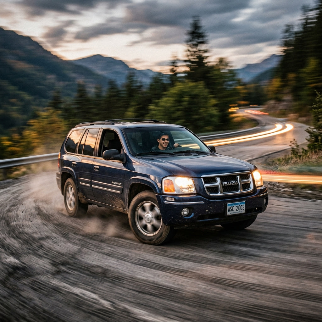 Action Shot: Isuzu Ascender Driving Fast