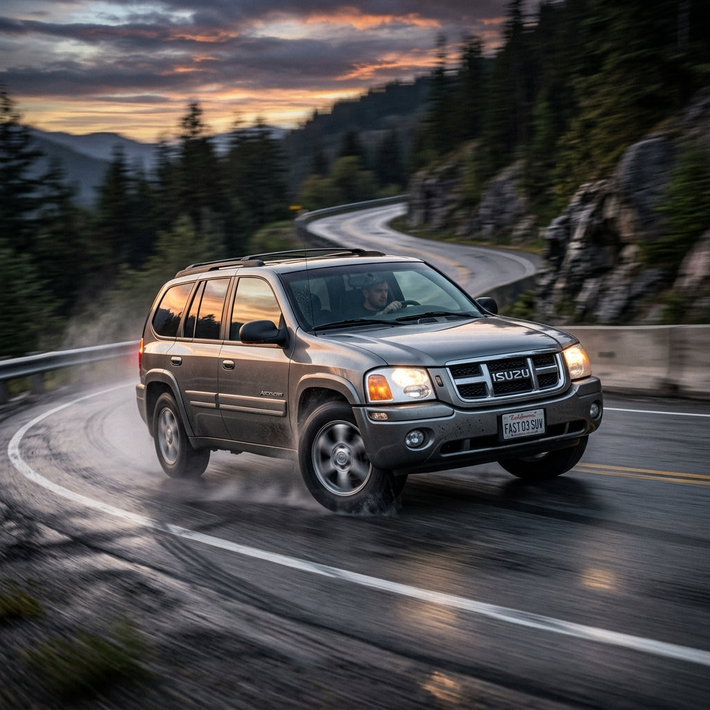 Action Shot: Isuzu Ascender Driving Fast