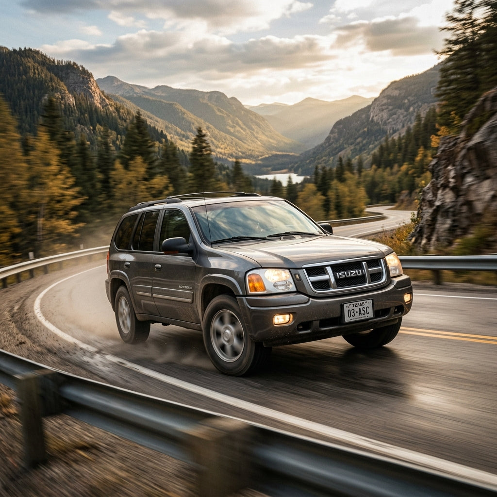 Action Shot: Isuzu Ascender Driving Fast