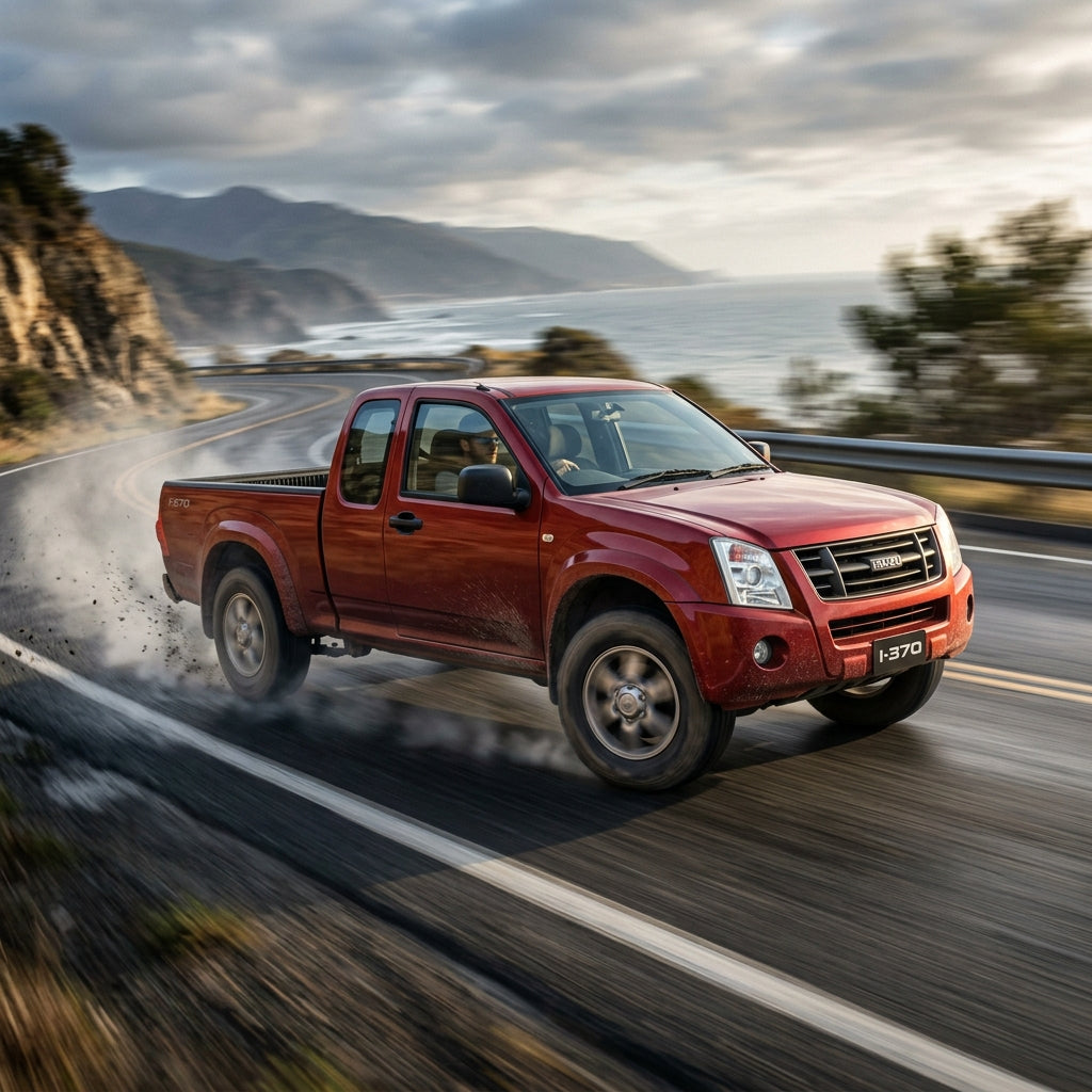 Action Shot: Isuzu I-370 Driving Fast
