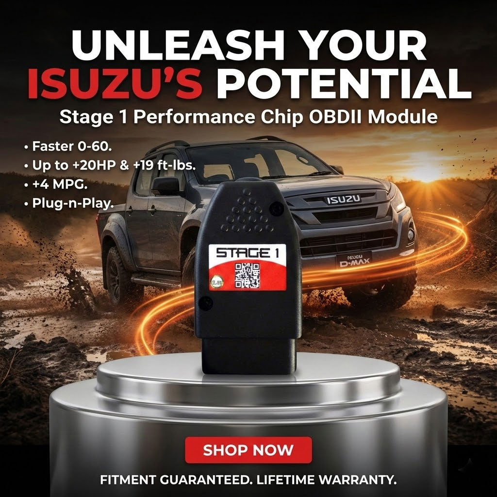 Stage 1 Performance Chip for Isuzu - Boost HP & Torque | OBD2 Plug & Play Module