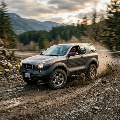 Action Shot: Isuzu VehiCROSS Driving Fast
