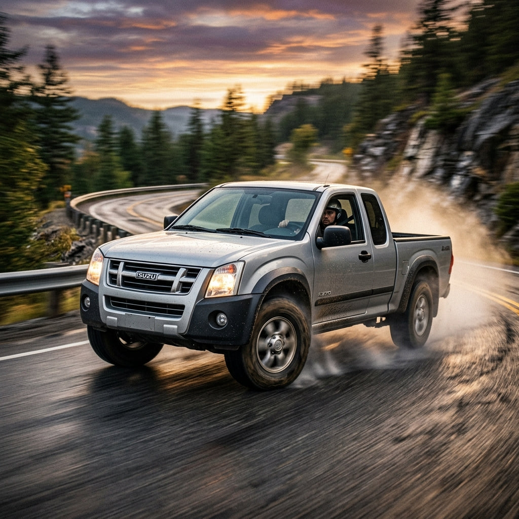 Action Shot: Isuzu i-370 Driving Fast