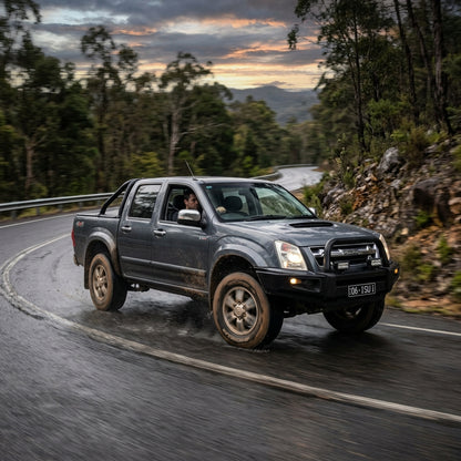 Action Shot: Isuzu i-Series Driving Fast