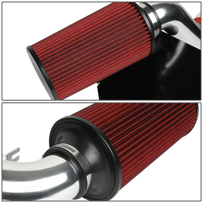 Cold Air Intake W/Heat Shield for Jeep Liberty KJ (2002-2003) 3.7L V6 Engine Red