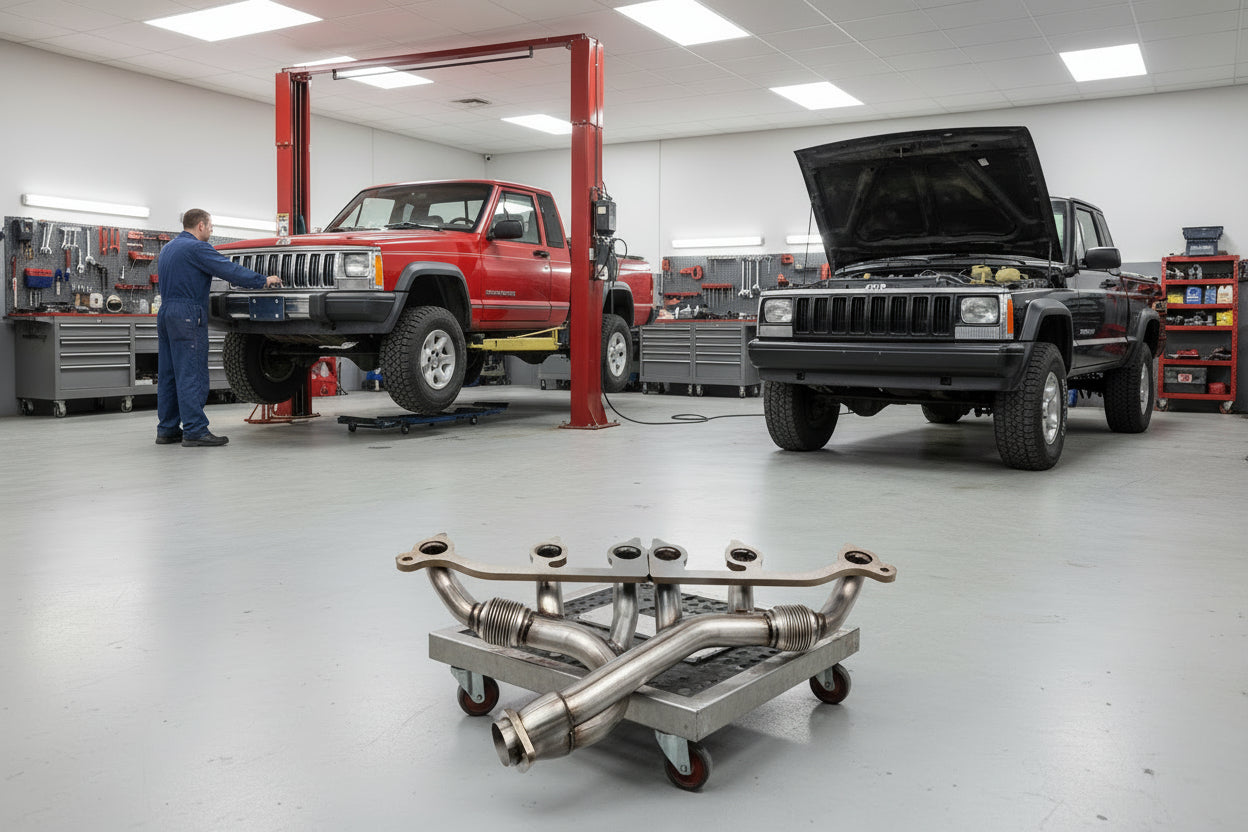 Stainless Steel Manifold & Gasket Kit for Jeep Comanche (1991-1992) 4.0L Engine