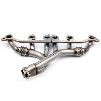 Stainless Steel Manifold & Gasket Kit For Jeep Cherokee (1991-1999) with 4.0L L4 Engine