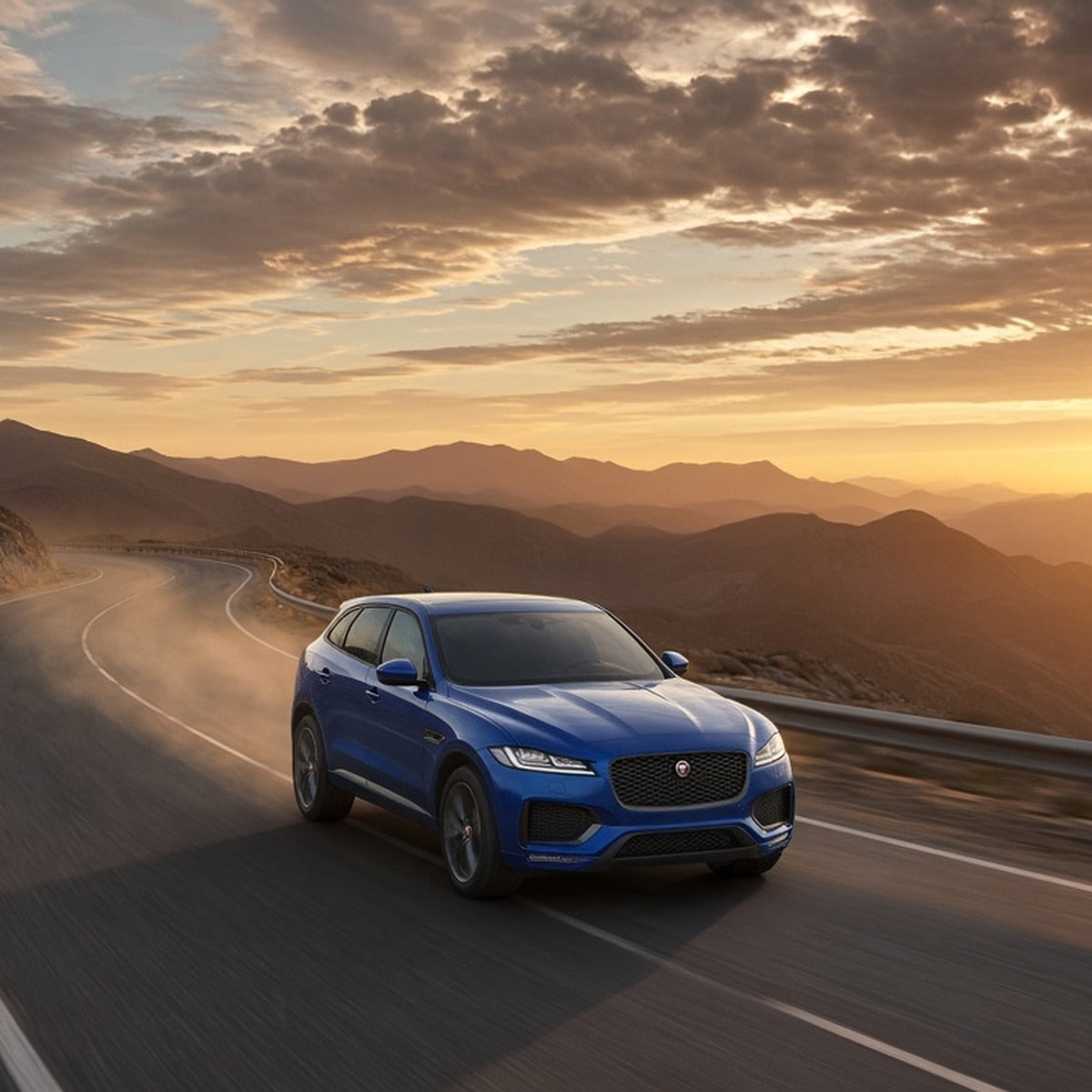 Stage 1 Performance Chip for Jaguar - Boost HP & Torque | OBD2 Plug & Play Module - Jaguar F-Pace driving fast