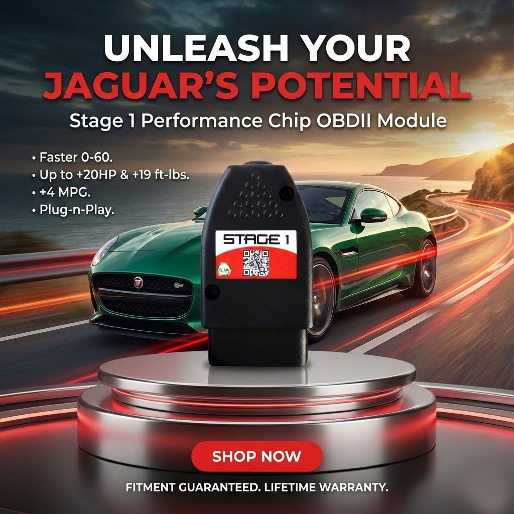 Stage 1 Performance Chip for Jaguar - Boost HP & Torque | OBD2 Plug & Play Module