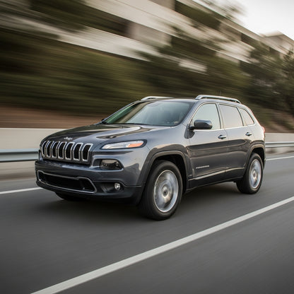 Action Shot: Jeep Cherokee Driving Fast