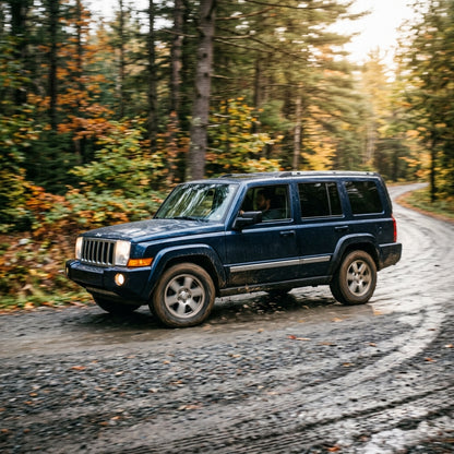 Action Shot: Jeep Commander,Grand Cherokee,Liberty Driving Fast