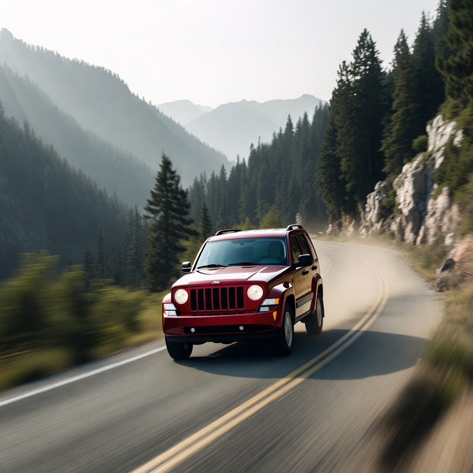 Cold Air Intake Kit For Jeep Liberty (2004-2012) with 3.7L V6 Engine Blue