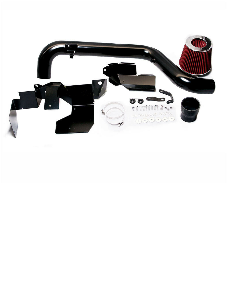 Performance Air Intake W/Heat Shield for VW Jetta/Golf (2004-2008) with 2.0L L4 Engine Red
