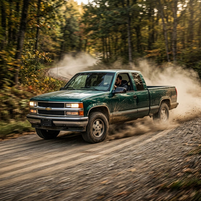 Action Shot: Chevrolet C/K Trucks Driving Fast