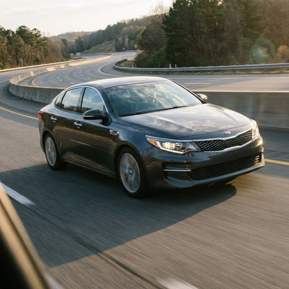Action Shot: Kia Optima Driving Fast