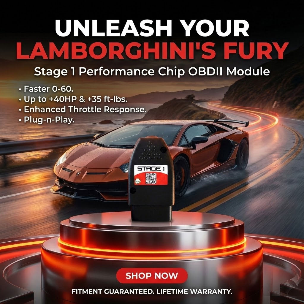 Stage 1 Performance Chip for Lamborghini - Boost HP & Torque | OBD2 Plug & Play Module
