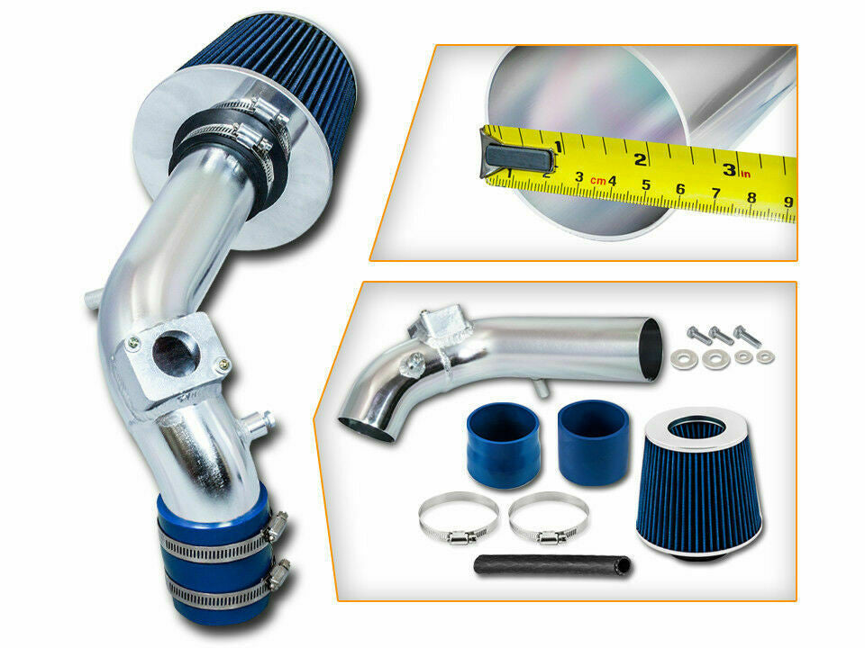 Short Ram Air Intake for Mitsubishi Lancer 2008-2014 2.0L 2.4L L4 Engines Blue
