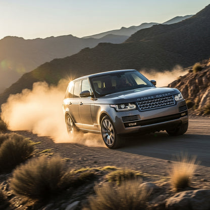 Action Shot: Land Rover Range Rover Driving Fast
