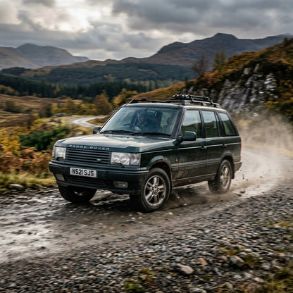 Action Shot: Land Rover Range Rover Driving Fast