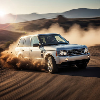 Action Shot: Land Rover Range Rover Driving Fast