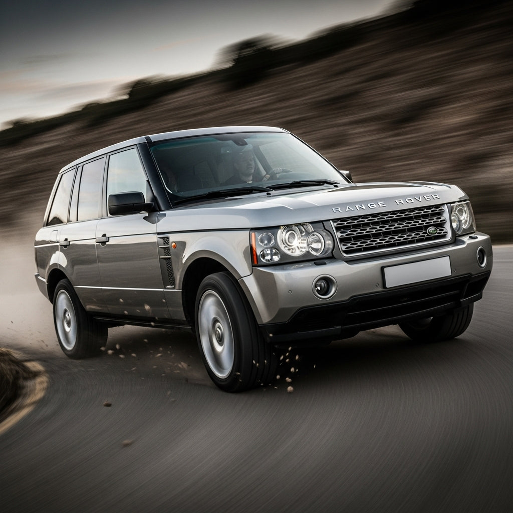 Action Shot: Land Rover Range Rover, L3R Driving Fast