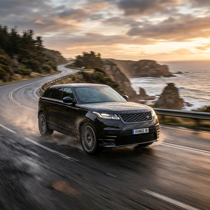 Action Shot: Land Rover Range Rover Velar Driving Fast