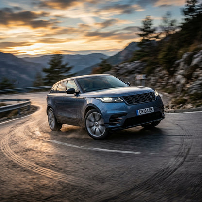 Action Shot: Land Rover Range Rover Velar Driving Fast