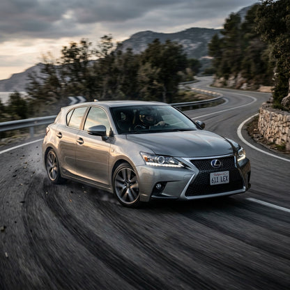 Action Shot: Lexus CT Driving Fast