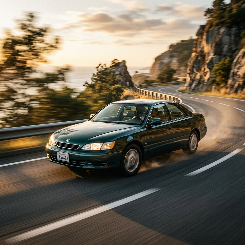 Action Shot: Lexus ES Driving Fast
